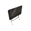 Katlanır Balkon Mutfak Masası Gri - 70*109 cm