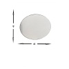 Yuvarlak Üst Tabla  Renk Seçenekli Ayaksız 45x45 cm