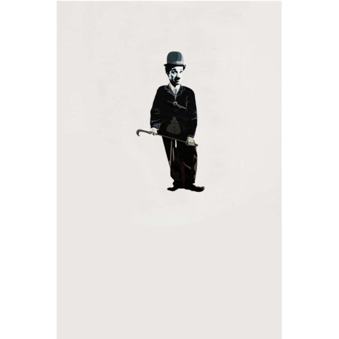 Charlie Chaplin Sallanır Sarkaçlı Duvar Saati