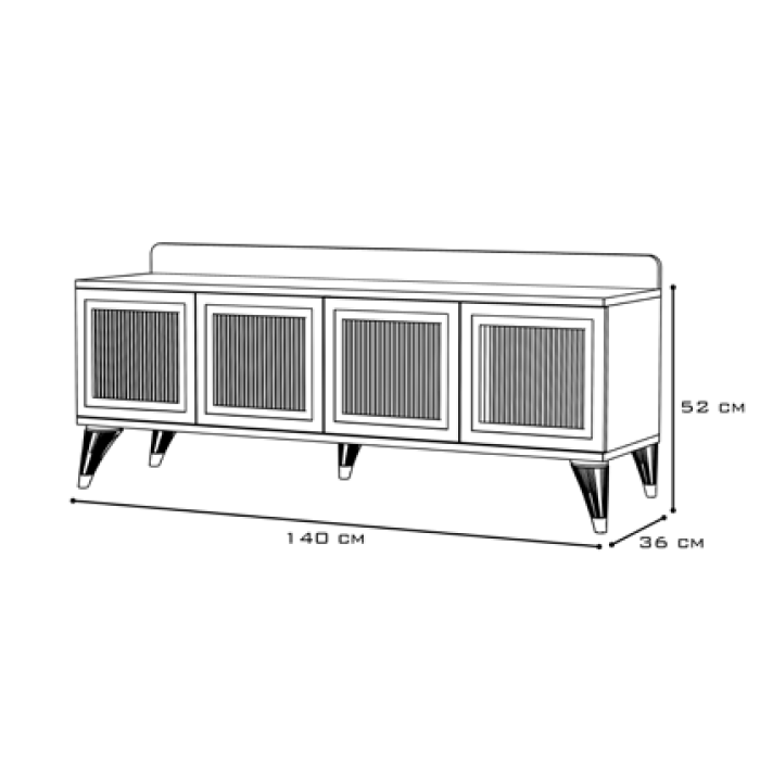 Juliet Tv Sehpası - 140 cm