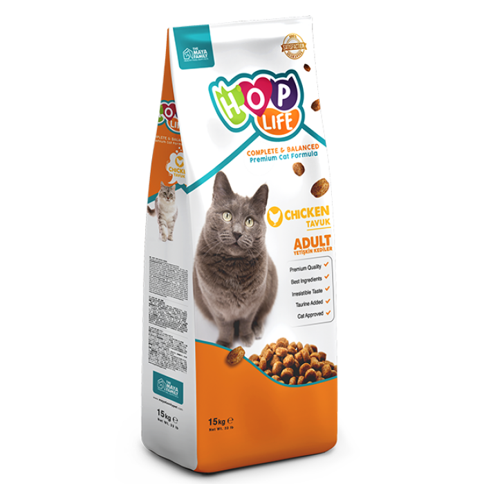 Yetişkin Kedi Maması Hop Life CAT - CHICKEN