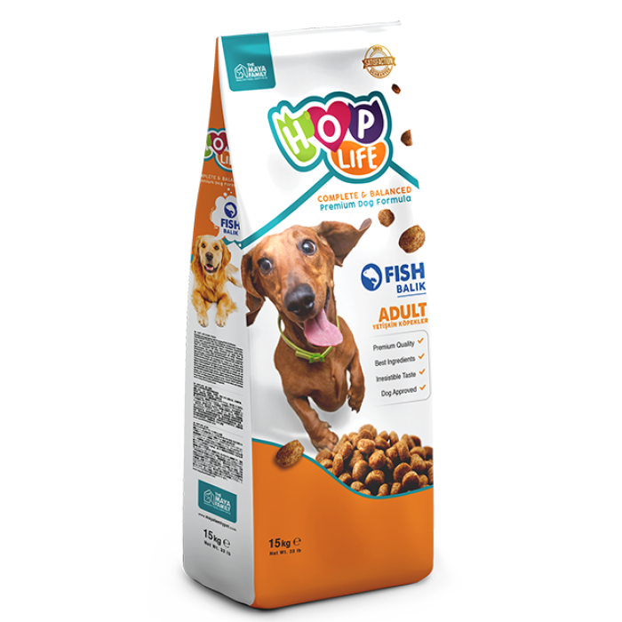 Yetişkin Köpek Maması HOP LIFE DOG - FISH