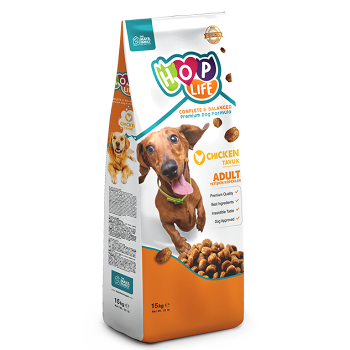 Yetişkin Köpek Maması - HOP LIFE DOG - CHICKEN