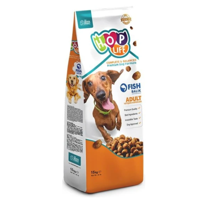 Hop Life Balıklı Yetişkin Köpek Maması 15 kg