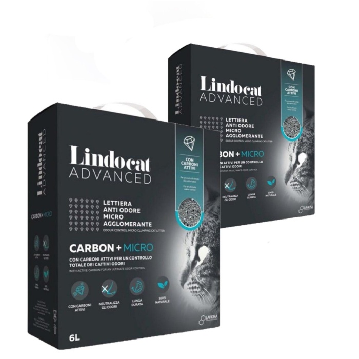Lindocat Advanced Aktif Karbon Kedi Kumu 6 Lt