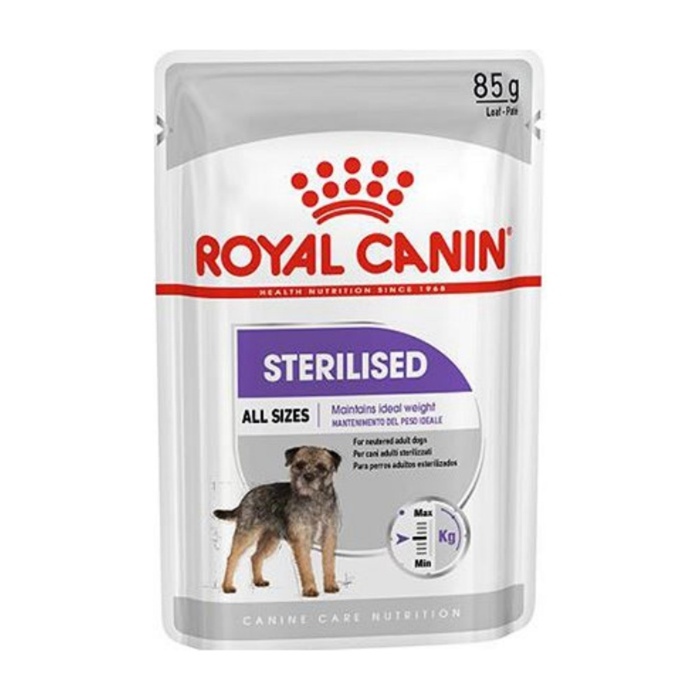 Royal Canin Sterilised Pouch Kısır Köpek Yaş Maması 85gr  KOLİ (12 ADET)