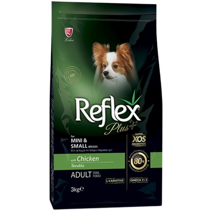 Reflex Plus Mini ve Küçük Irk Tavuklu 3 kg Yetişkin Köpek Maması