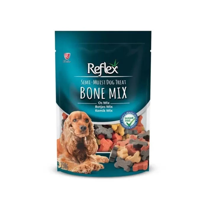 Reflex Semi-Moist Kemik Mix Köpek Ödül Maması 150 gr (10lu)