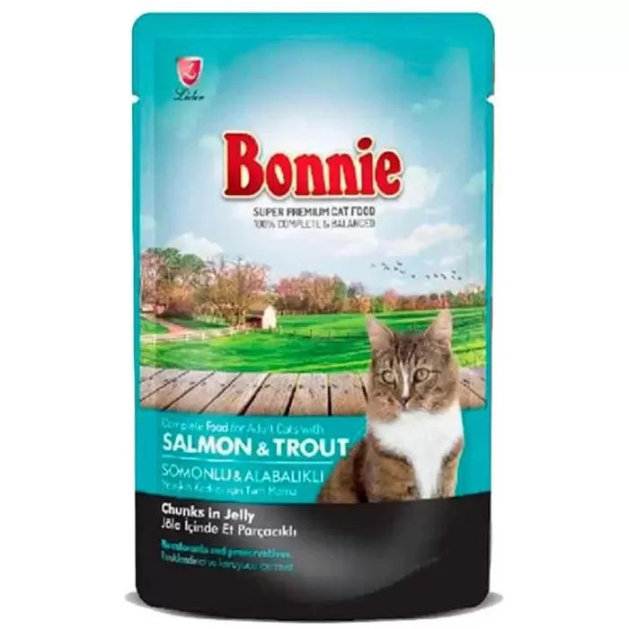 BONNIE KONSERVE POUCH SOMON 85 GR 22li