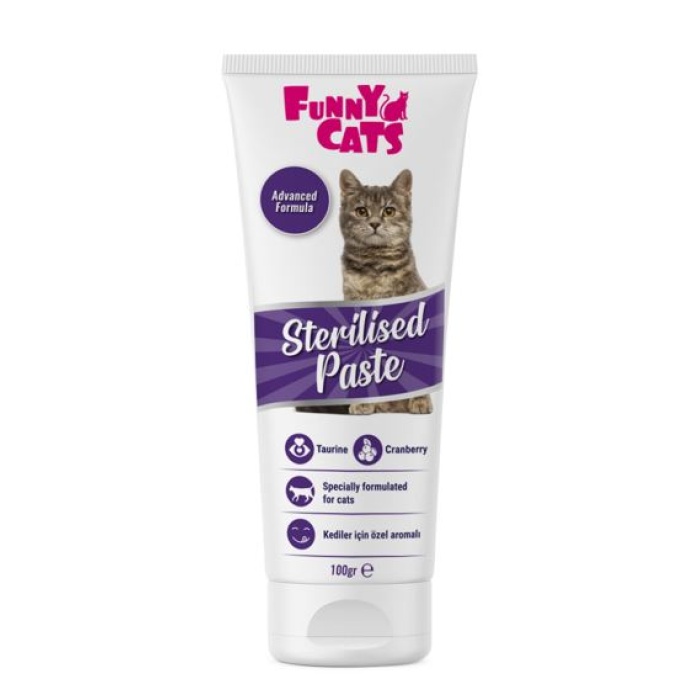 Funny cats sterilsed paste (100 gr X 12)