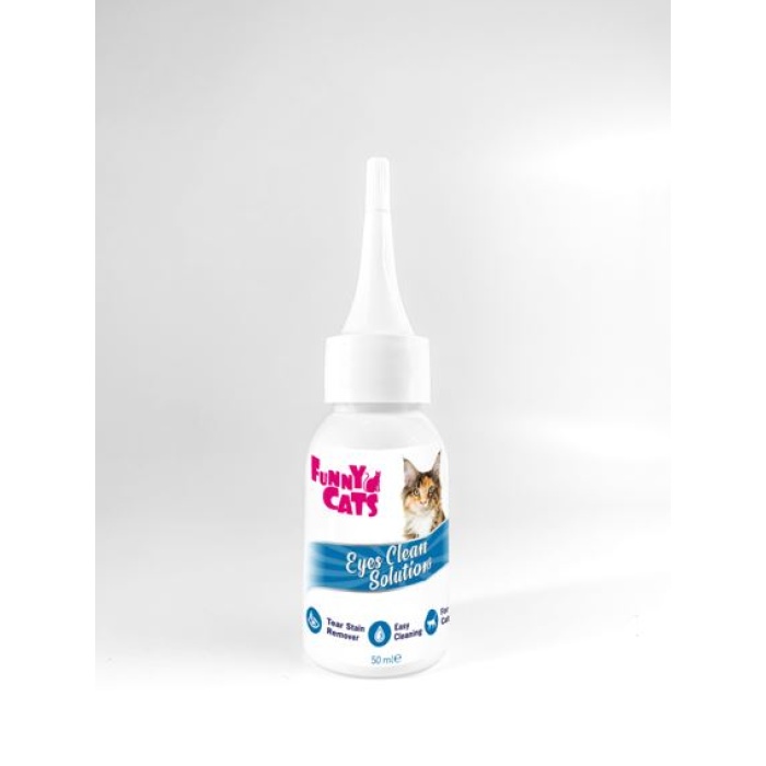 Funny Cats Eyes Clean Solutions ( 50 ml x 6 )