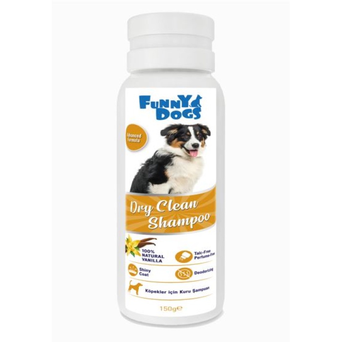Funny Dogs Dry Clean Shampoo (pudra şampuan) (150g x 12)