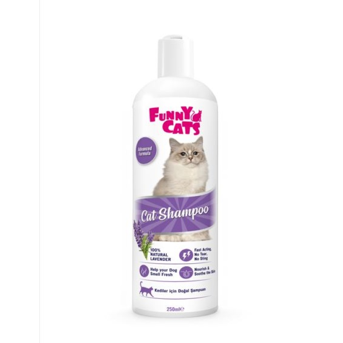 Funny Cats Cat Shampoo Lavender (250 ml X 12 )