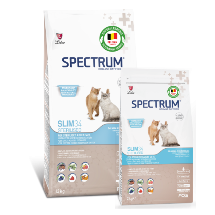 SPECTRUM SLIM 34 KEDİ MAMASI 2 KG