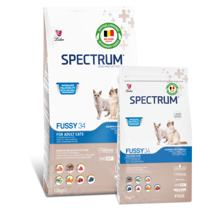 SPECTRUM FUSSY 34 KEDİ MAMASI 2 KG