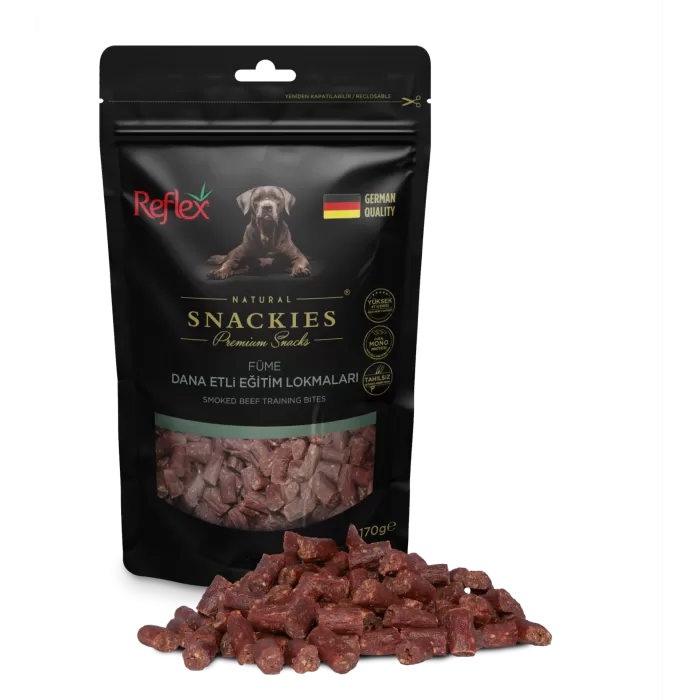 REFLEX SNACKIES FÜME DANA ETLİ EĞİTİM LOKMALARI 170 G X 16 ADET