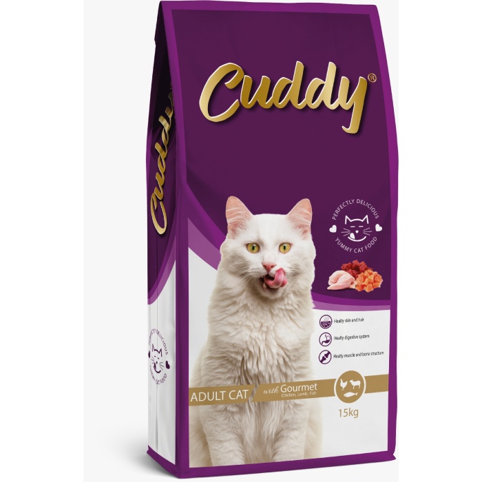 Cuddy Yetişkin Kedi Maması Gurme 15 kg