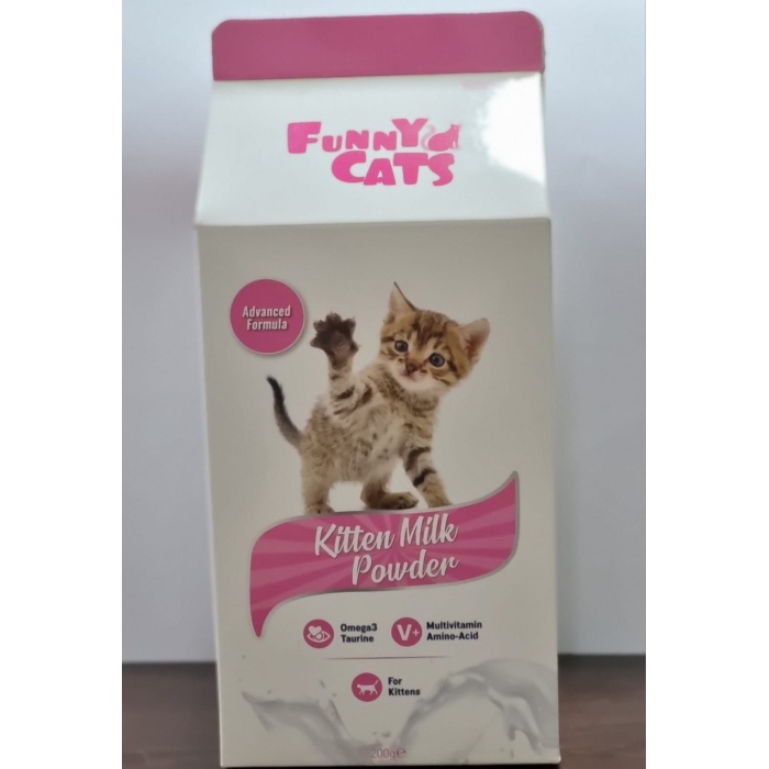 FUNNY CATS Kitten Milk Powder Yavru Kedi Süt Tozu 200 Gr