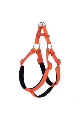 Doggie Konfor Dokuma Ronin Göğüs Tasması Turuncu 2.5*65-75 cm (DSGT XL)