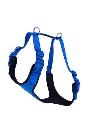 Doggie Havalı Dokuma Göğüs Tasması Royal Blue 2.0*55-65 cm (ADGT L)