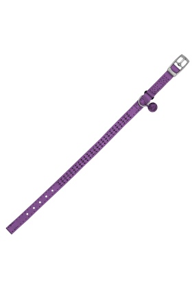 Royalist PC-13 Taşlı Kedi-Köpek Tasması 10mm*30cm Mor