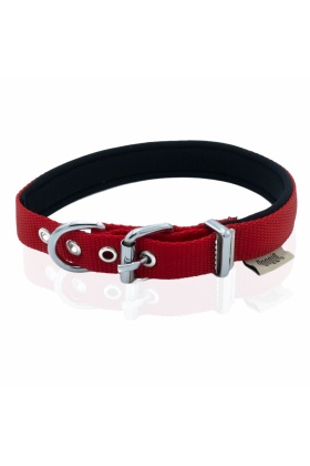Doggie Konfor Dokuma Boyun Tasması Kırmızı 2.0*35-40 cm (DSBT-2010 M)
