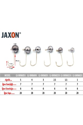 GJ-SM0604N Jaxon Sumato Lrf Jighead 4 gr