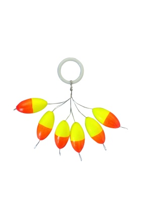 Crystal Renkli Şamandıra Stopper No:5 (6lı)