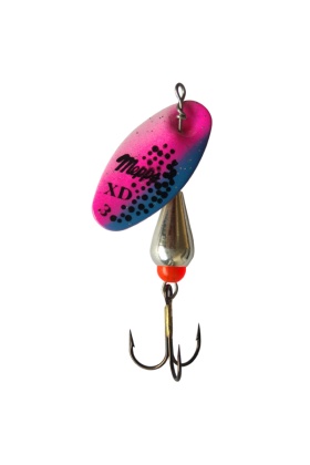 Alabalık Turna Döner Olta Kaşık - Mepps - XD Gümüş/Gökkuşağı No:2