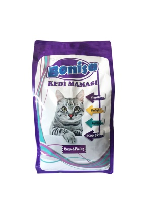 Bonisa Kuzu Etli Prinçli Kedi Maması 2.5 Kg