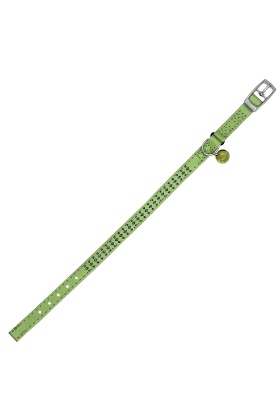 Royalist PC-13 Taşlı Kedi-Köpek Tasması 10mm*30cm Yeşil