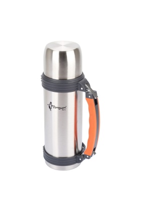 Avcı Termosu -  0.75 LT - Çift Kat Çelik - Penguen - İnox (PNG-3015)