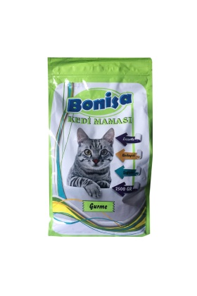 Bonisa Gurme Kedi Maması 2.5 Kg