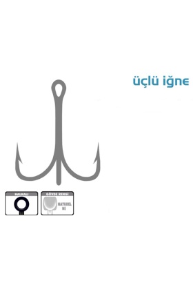 3551 Üçlü Galvaniz İğne No:8 (100 Lü)