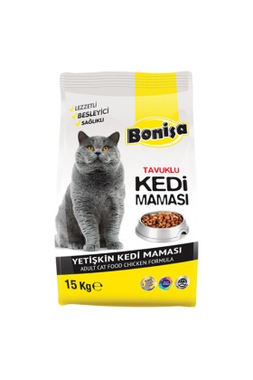 Bonisa Tavuklu Kedi Maması 15 Kg