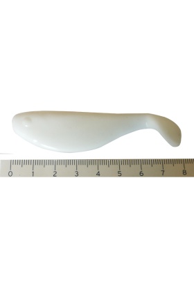 Silikon Sahte Balık Yem - Savex - 8cm - Beyaz