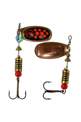 Alabalık Turna Döner Olta Kaşık - Mepps - Black Fury - Bakır-Portakal No:3