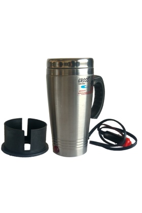 Araç İçi Su Isıtıcı Termos Kupa - Çay Kahve Makinesi - 12V (PNG-0051)