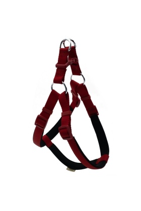 Doggie Konfor Dokuma Ronin Göğüs Tasması Kırmızı 2.0*55-65 cm (DSGT L)