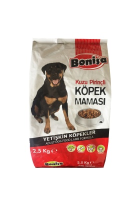 Bonisa Kuzu Etli Pirinçli Köpek Maması 2.5 Kg