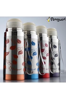 Çelik Termos - 0,5 LT - Çift Kat - Penguen (PNG-1050D)