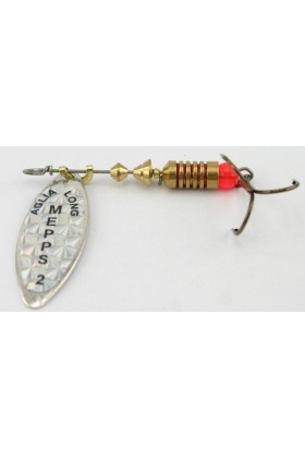 Alabalık Turna Döner Olta Kaşık - Mepps - Aglia Long Rainbo Söğüt Gri No:2