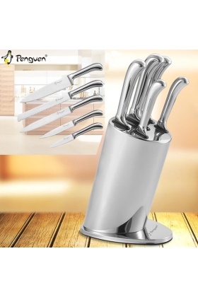 Mutfak Bıçak Seti - 6lı  - Nora - Inox - Penguen (PNG-1800)