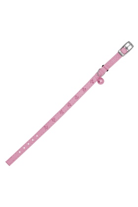 Royalist PC-16 Pati Baskılı Kedi-Köpek Tasması 10mm*30cm Pembe