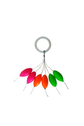 Crystal Renkli Şamandıra Stopper No:3 (6lı)