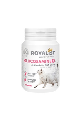Royalist Glucosamine Kalça ve Eklem Sağlığı Kedi Tableti (75 Tablet)
