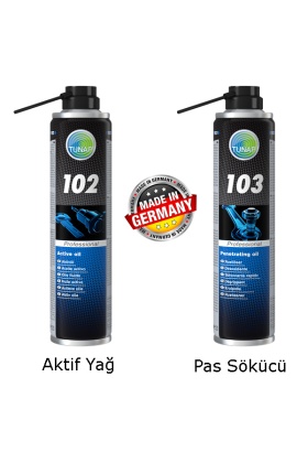 Tunap MP102-103 Set Yağ&Pas Sökücü 400+400 ml