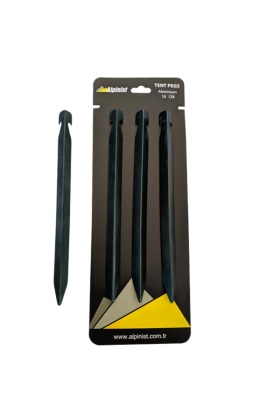 Alpinist Alüminyum 6061 Çadır Kazığı 18 cm Yeşil 4lü