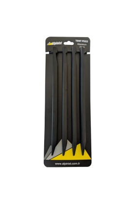 Alpinist Alüminyum 7001 Çadır Kazığı 22 cm Siyah 4lü