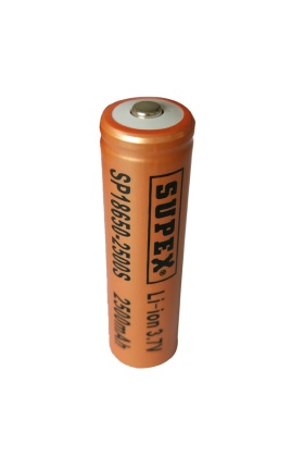Supex SP-18650-2500 3.7V 2500mAH Li-ion Pil